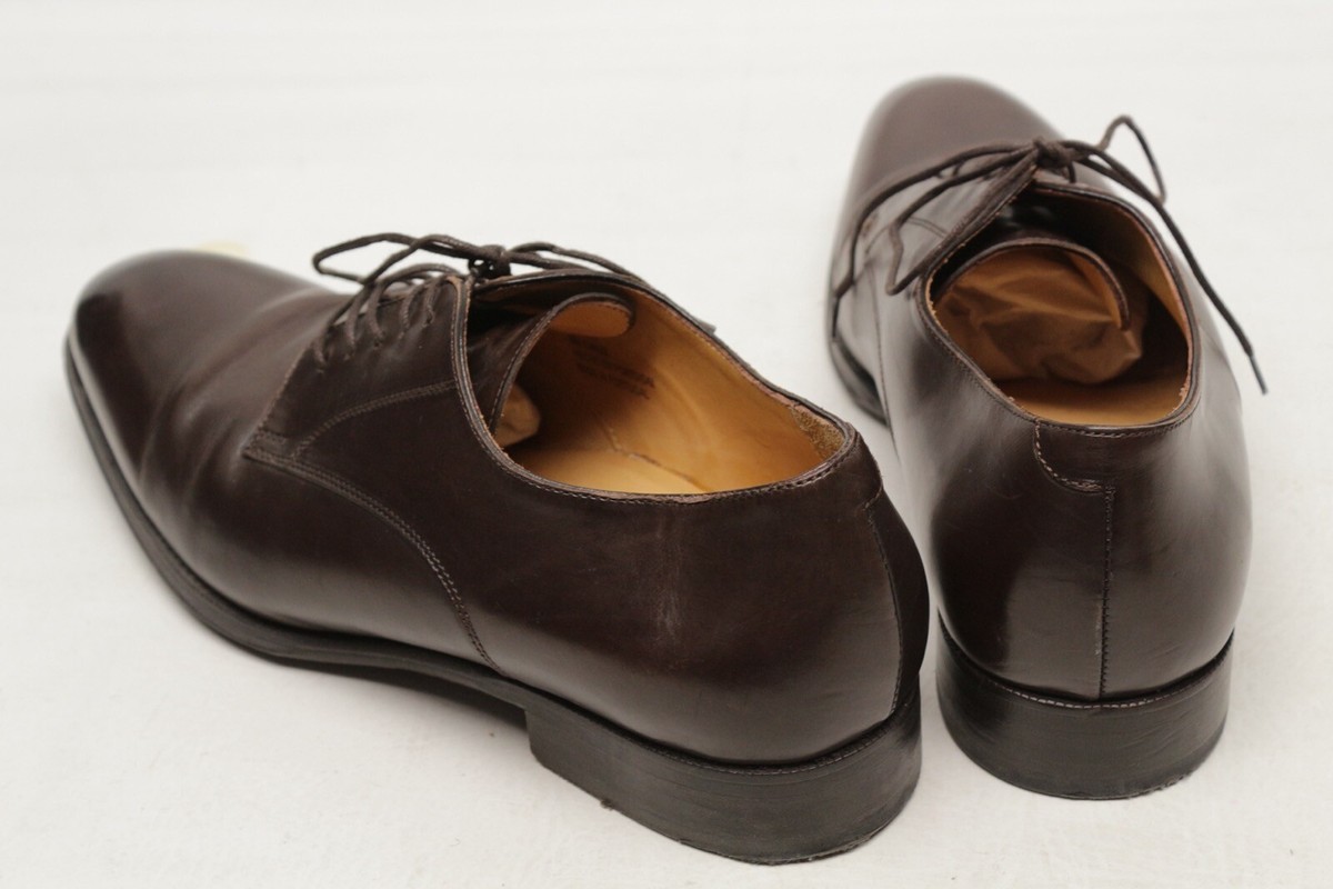Suitsupply Derby Shoes Mens Size 8.5 Brown Leather Lace Up FW1000 SuitSupply FW1000 Derby Shoes Mens 8 Brown Italian Calfskin  main image 2