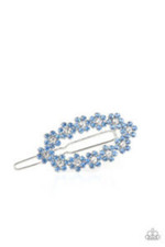 Paparazzi Gorgeously Garden Party Blue Hair Clip - New