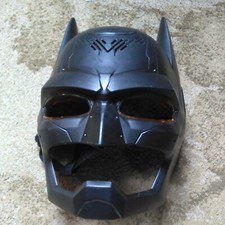 Batman hard plastic mask talking working DC Comics VTG Halloween