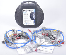 KÖNIG CG-9 095 - Schneeketten R14 R15 R16 R17 R18 Auto Paar Set