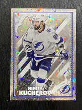 2022-23 Topps NHL Stickers #447 Nikita Kucherov FOIL - Tampa Bay Lightning