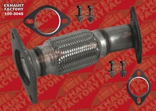 2008 2009 2010 2011 2012 Chevrolet Malibu 2.4l Eng Front Exhaust Flex Pipe 2008 2009 2010 2011 2012 Chevrolet Malibu 2.4l Eng Front Exhaust Flex Pipe