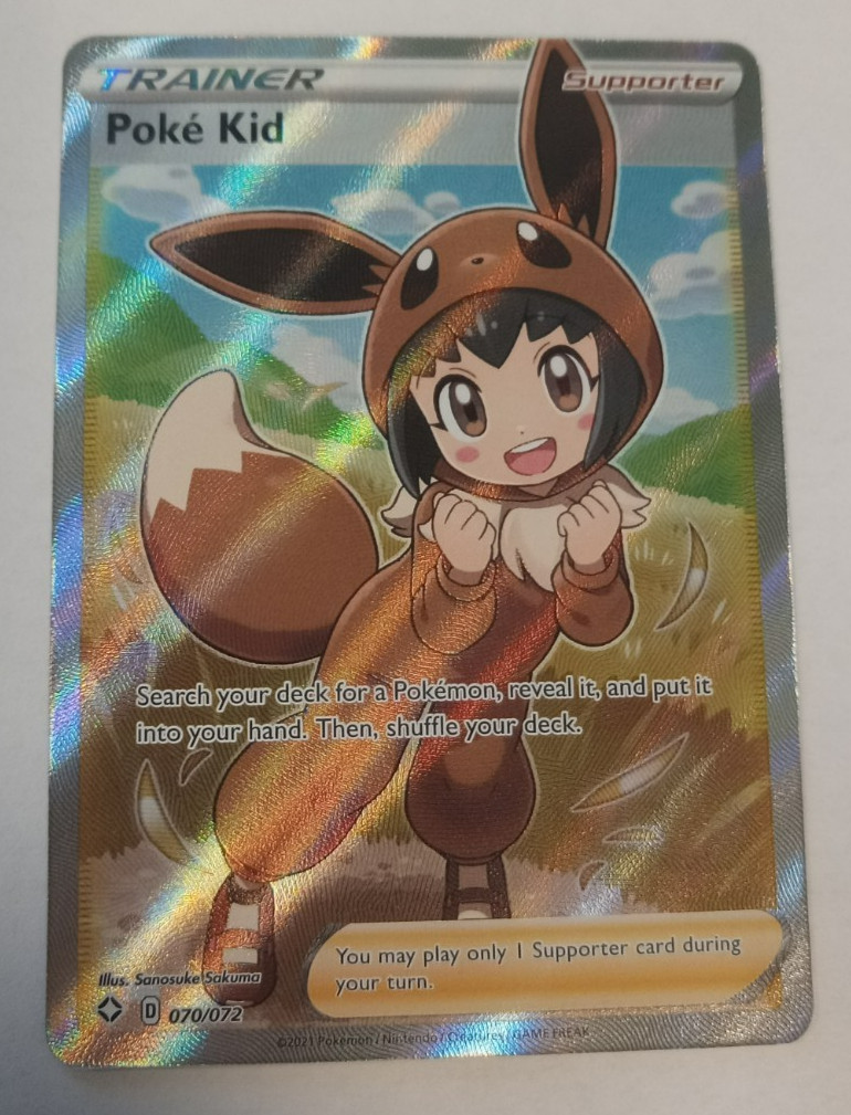 Poke Kid (Full Art) 070/072 Shining Fates Holo NM