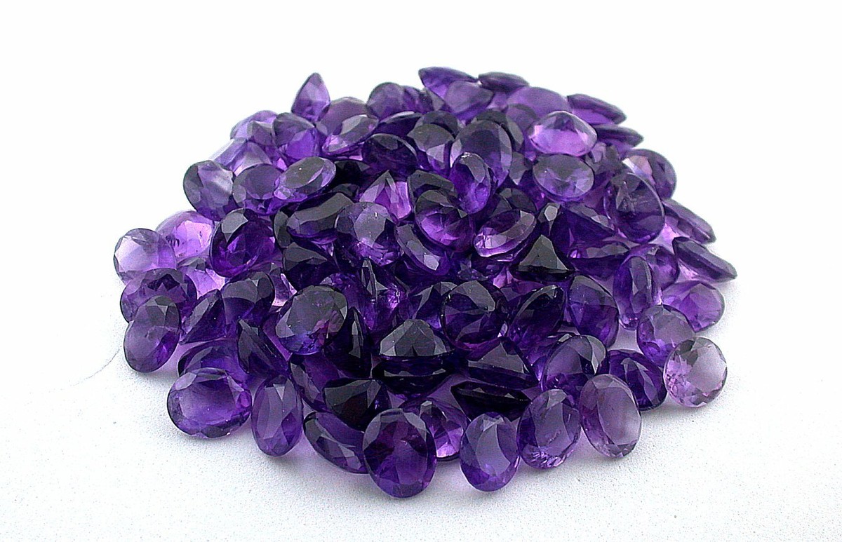 ONE 11x9 Oval Natural Rich Color Zambian Amethyst Gemstone Gem