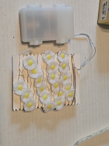 Pier 1 Daisy Glimmer Strings flexible LED lights 10 ft 40 lights Open Box Tested - Picture 4 of 5
