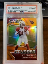 2021 Panini Rookies & Stars Star Studded ORANGE 13/25 Kyler Murray #SS-13 PSA 10