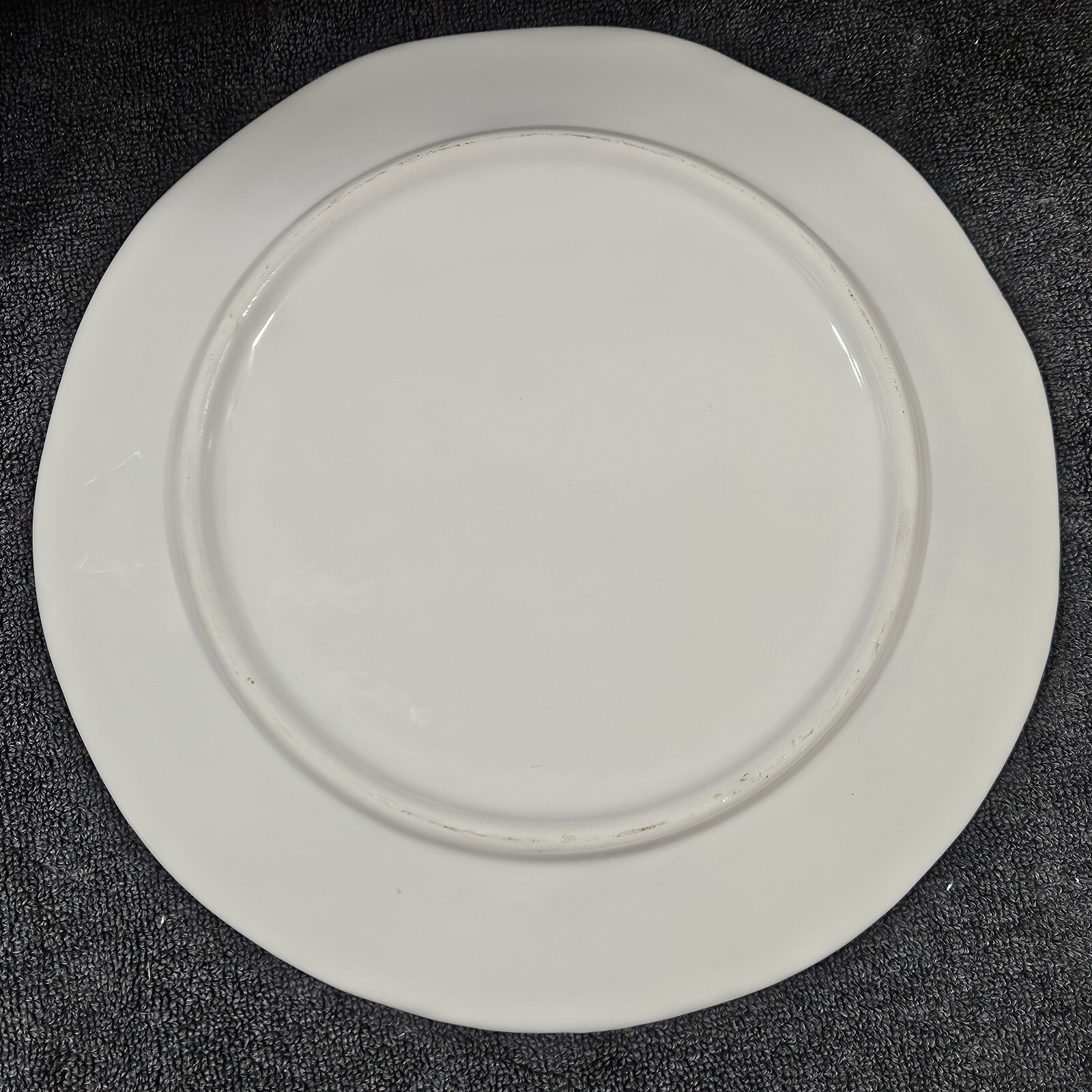 Parini 4 Piece Ceramic 10 Inch Plate Set TASTY YUMMM GOOD EAT  Design