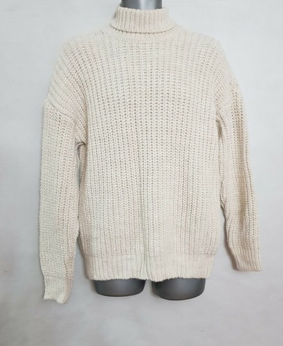 Mens Zara Knit High Neck Chunky Knit 