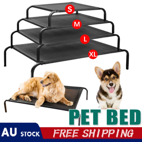 Heavy Duty Pet Raised Bed Elevated Trampoline Hammock Cat Dog Raised Deluxe AU - Picture 1 of 30