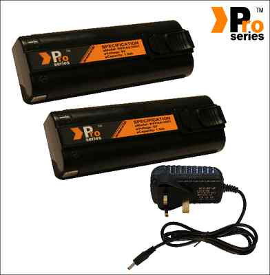 2 x Ersatzbatterien 1,5ah für Paslode Nagelpistole & Netzladegerät Set