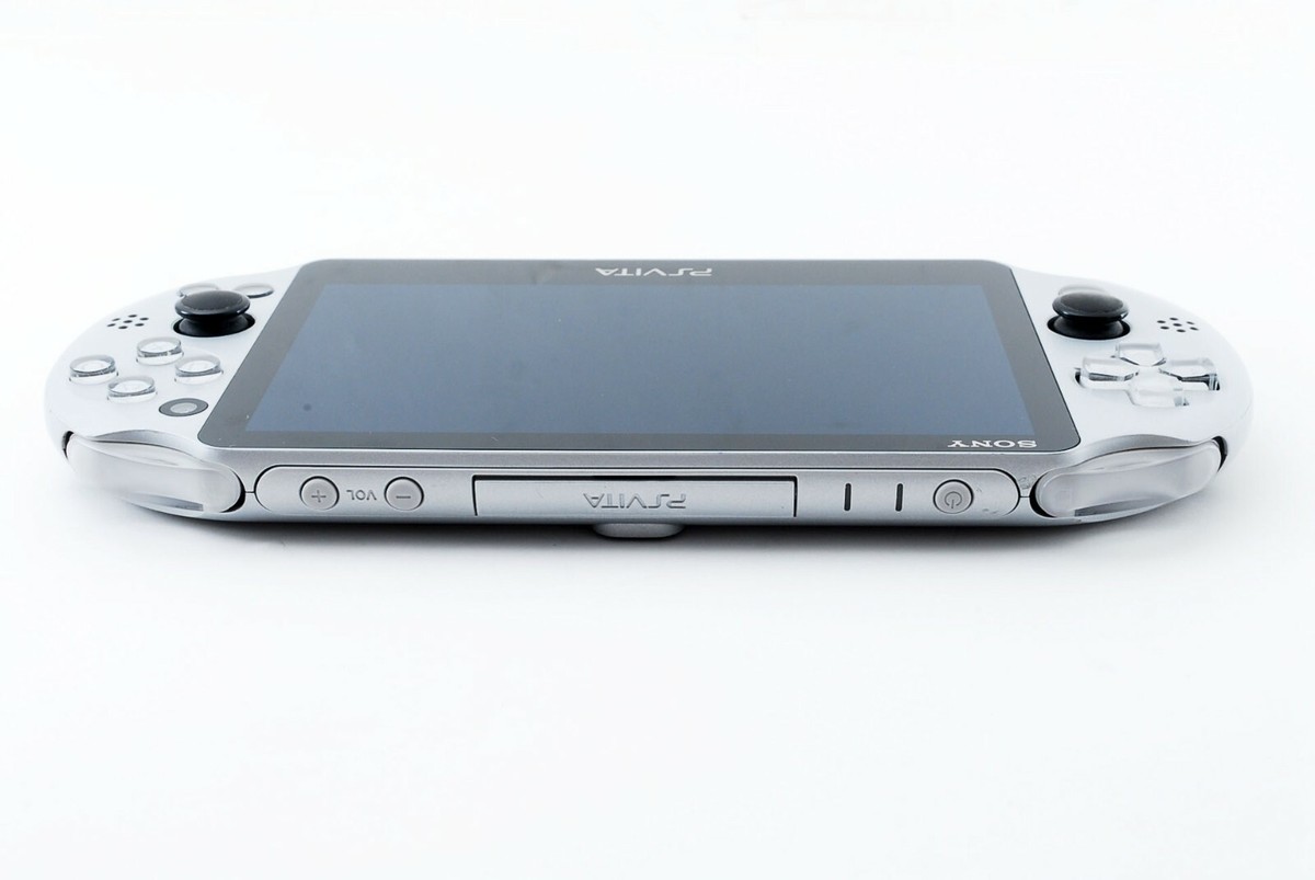 Sony PS Vita Silver Slim Playstation PCH-2000 w/ Charger