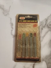 IIT 5 Pc Sabre Saw Blade Set 19210 Illinois Industrial Tool For Jig And Scroll