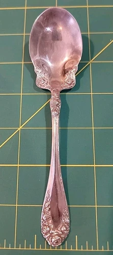 Sterling Silver Flatware - Wallace Rose Original Flared Sugar Spoon 6” 28g