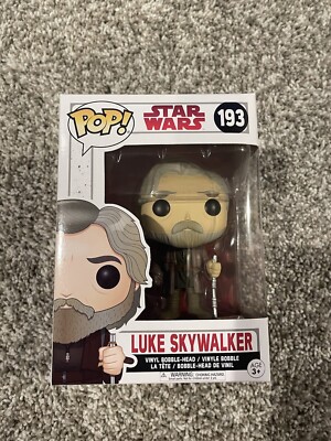 Luke Skywalker (Old) Funko Pop!, Star Wars: The Last Jedi, #193 | eBay