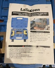 Lainkeen Mercedes Timing Chain Riverting Tool Kit Used ( Missing Parts)