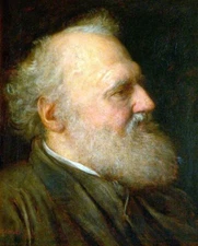 Oil painting gentleman portrait H-Toby-Prinsep-George-Frederic-Watts-Oil-Paintin