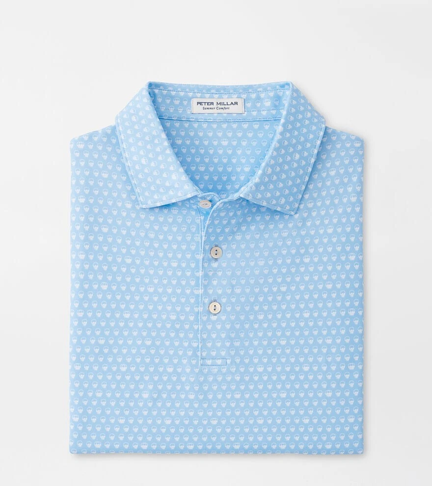 Peter Millar Crown Sport Summer Comfort Seeing Double Polo Shirt L, XL,