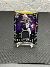 2020 Panini Spectra Fireworks Fabric Josh Jacobs Oakland Raiders #28 /99