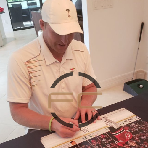 Camiseta deportiva Reebok autografiada por Martin Brodeur New Jersey Devils con HOF Insc JSA - Imagen 3 de 4