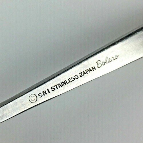 STANLEY ROBERTS SRI Bolero Stainless Silverware 39 pc Japan Vtg Mid Century Gift - Picture 10 of 11