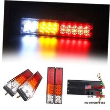 20 LED Trailer Tail Lights Bar Waterproof, DC12V Turn Signal and Parking