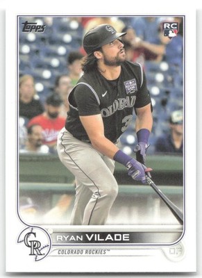 Ryan Vilade 2022 Topps Advanced Stat #/300 Colorado Rockies