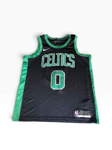 Nike Men Boston Celtics Jayson Tatum Black Jersey Sz 48