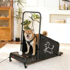 KAWHEBT DOG TREADMILL,PET DOG RUNNING MACHINE FOR SMALL MEDIUM-SIZED DOGS BLACK