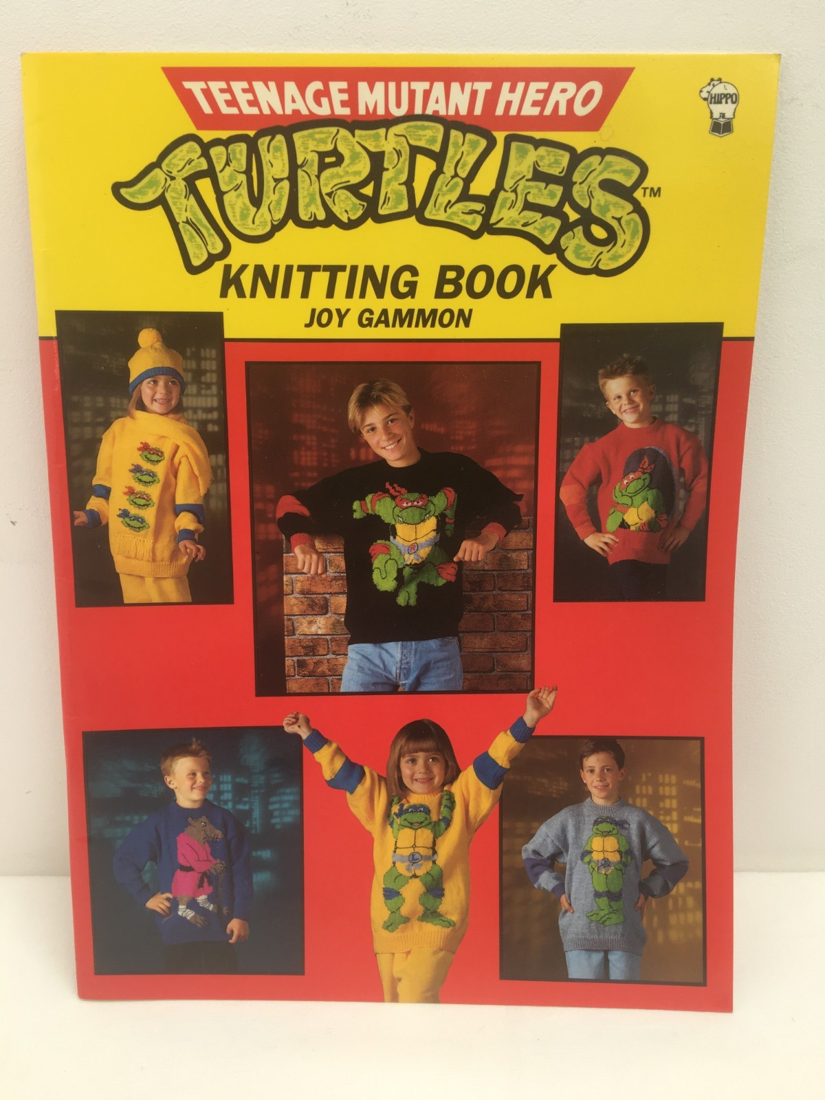 Teenage Mutant Hero TURTLES Knitting Book by Joy Gammon
