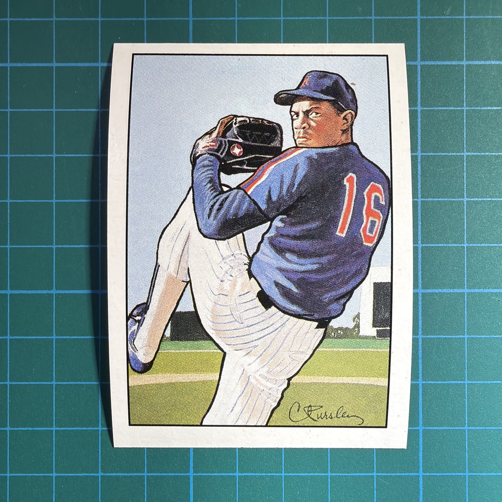 1990 Bowman TIFFANY - GLOSSY #NNO Doc Gooden New York Mets