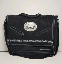 Vintage Coca-Cola Polar Bear Shoulder Bag Black Logo Backpack 1997