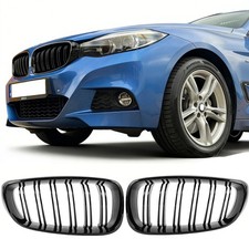 NIEREN GRILL ZIERGITTER PASSEND FÜR BMW 3er F34 GRAN TURISMO DOPPELSTEG SCHWARZ