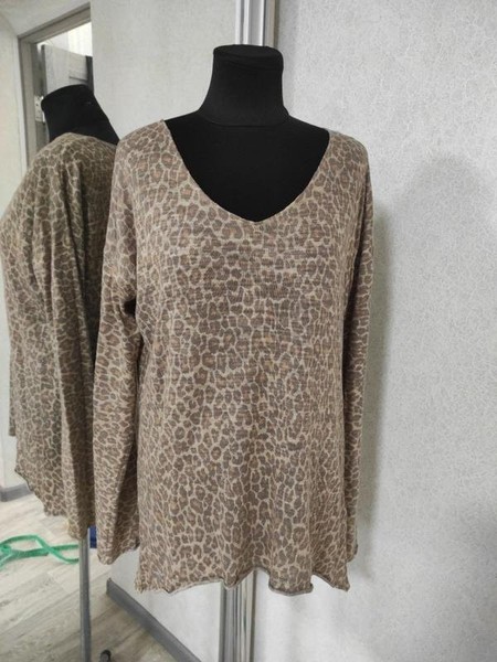 Women Ballin Sweater Beige Knit 40 / L / 48