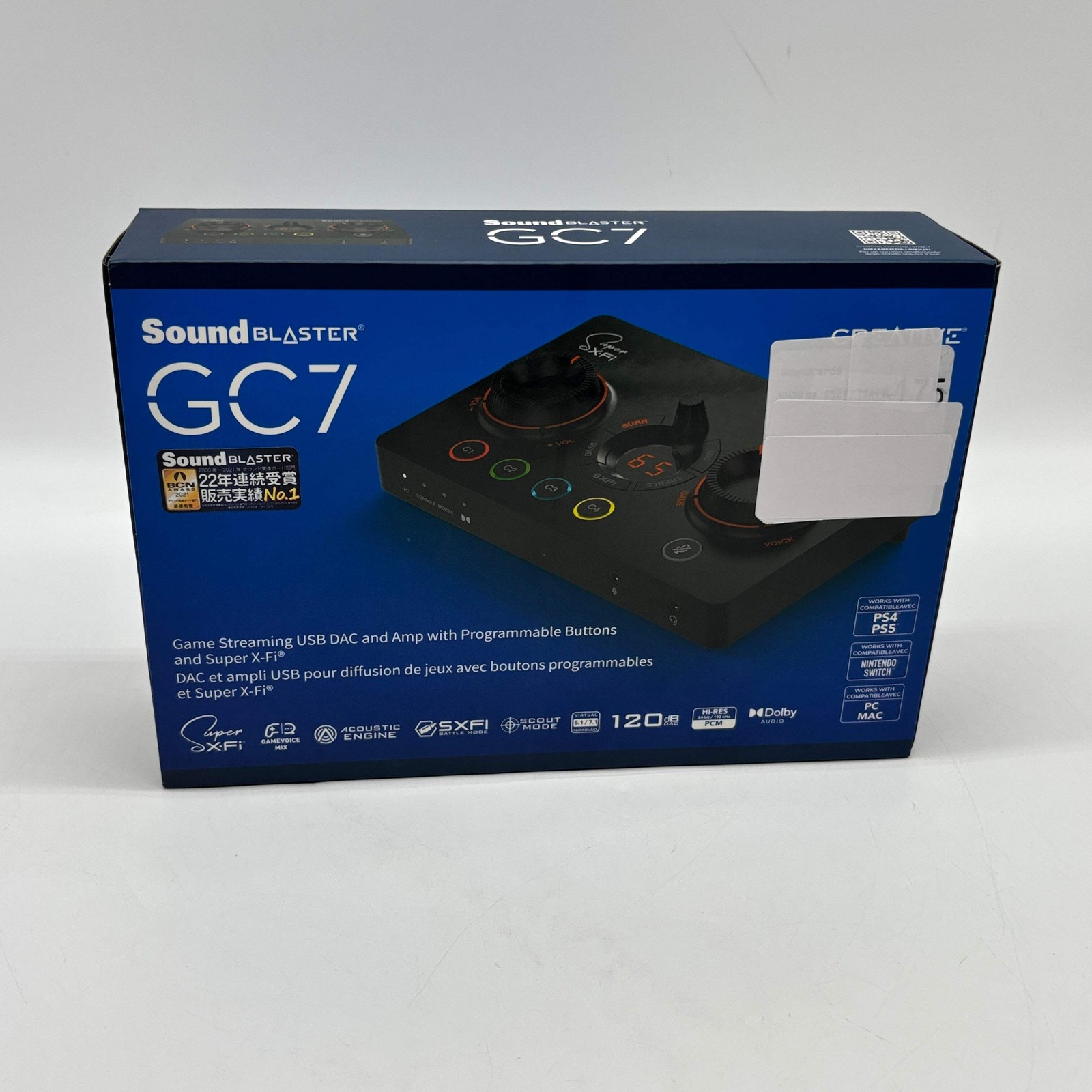 New Creative Sound Blaster GC7 Game Streaming USB DAC/Amp