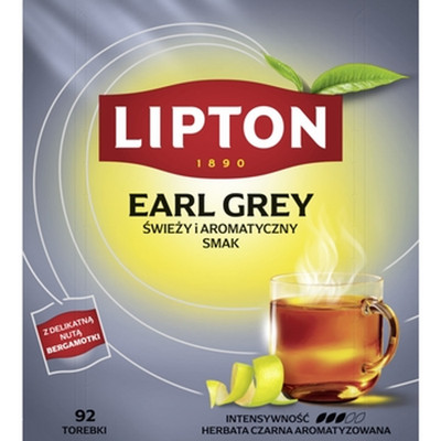 8720608014415 Lipton Earl Grey classic - herbata czarna (92 torebki) LIPTON TEAS