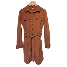 Duluth Trading Co Shop Square Jacket-Dress Burnt Umber Women's Size Small EUC