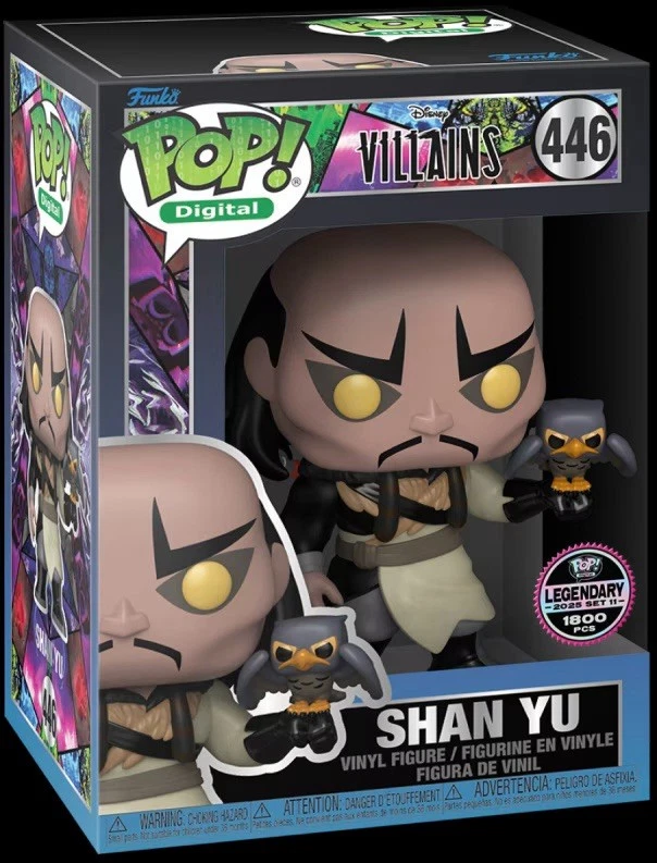 Funko Digital POP! SHAN YU Disney Villains NFT Redeemable Legendary LE 1800 - image 2 of 2