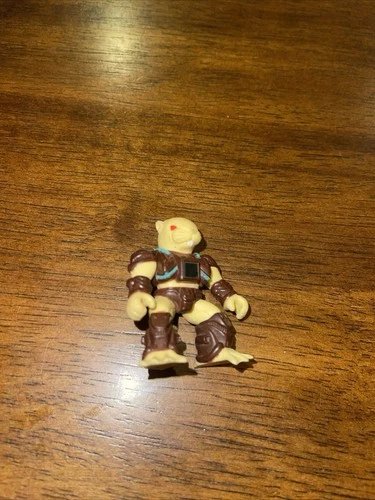 1987 Hasbro Takara Battle Beasts Eager Beaver Mini Figure W/ Rub Sticker