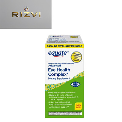 Equate Advanced Eye Health Complex Minigels Dietary Supplement, 140 Count