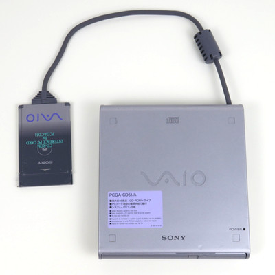Retro Sony PCGA-CD51, Ext. CD Drive for Commodore Amiga 600/1200 PCMCIA