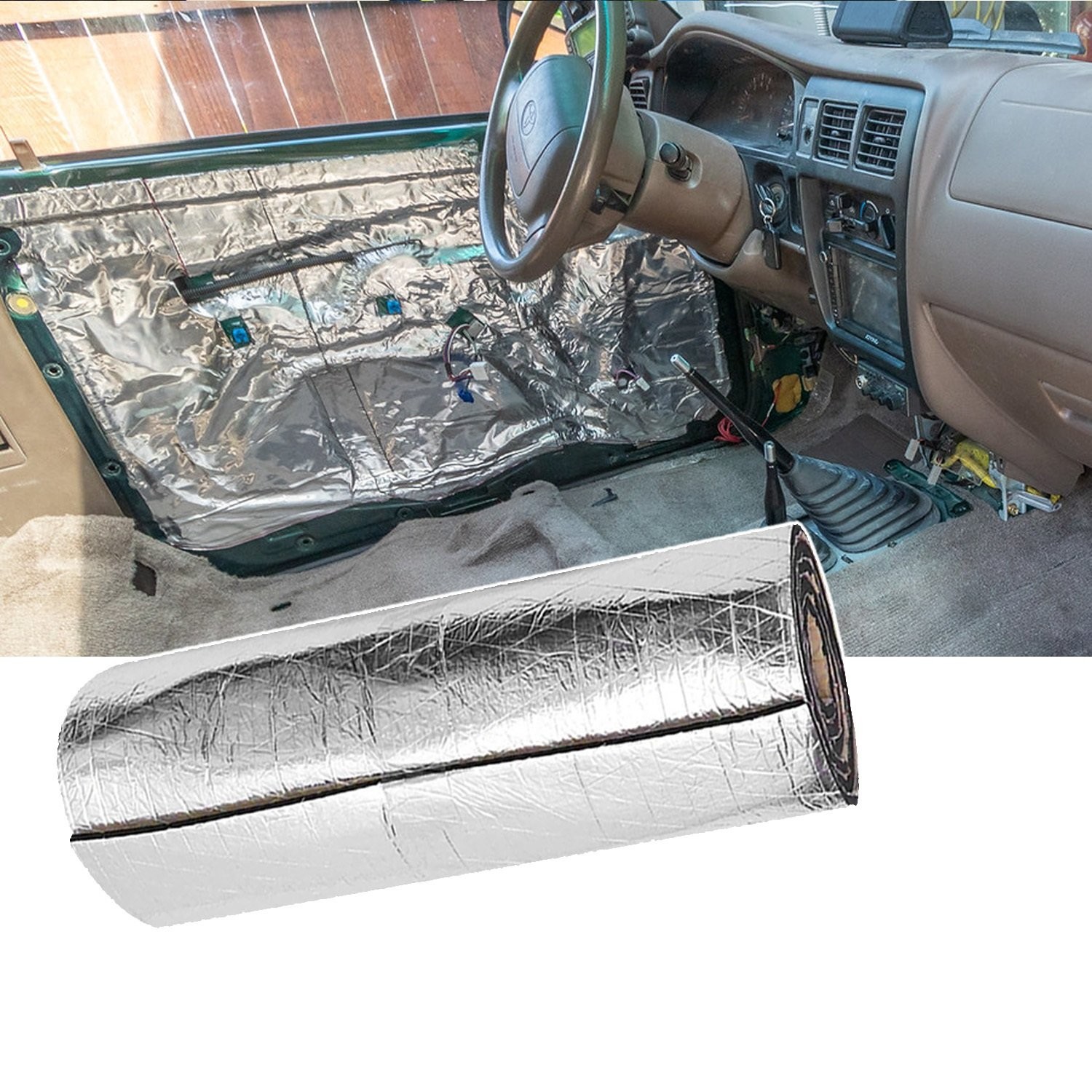 Car Auto Noise Deadening Heat Shield Insulation Sound Deadener Mat Dampening