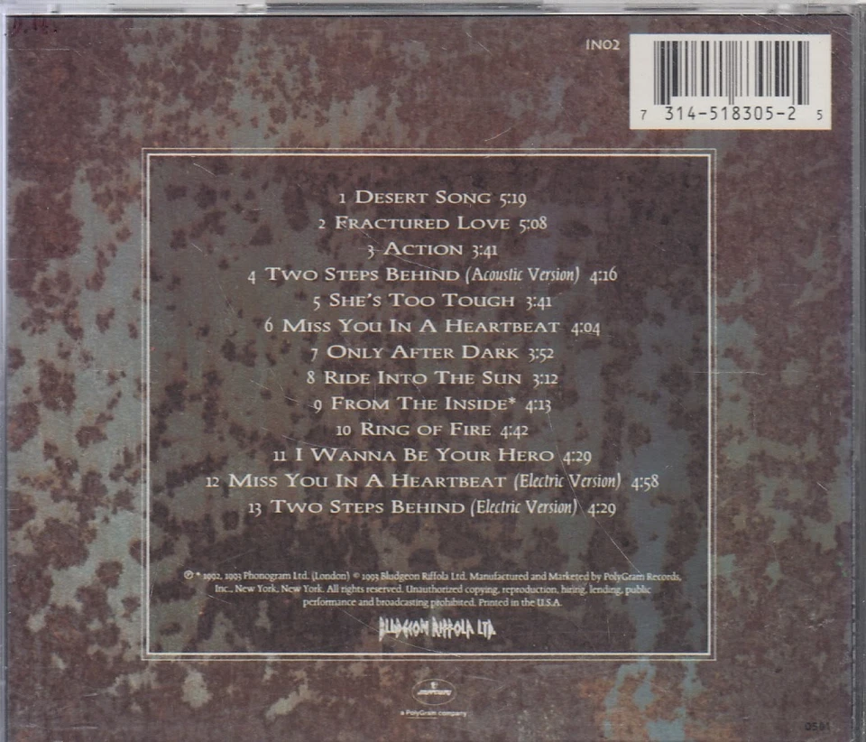 DEF LEPPARD "Retro Active" CD-Album - Bild 2 von 2