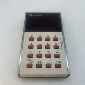 Antigua Calculadora Rockwell Cientifica De Colección | Cuotas sin interés