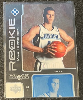 2004-05 Upper Deck Black Diamond Rookie Gems #194 KRIS HUMPHRIES Utah Jazz RC B9