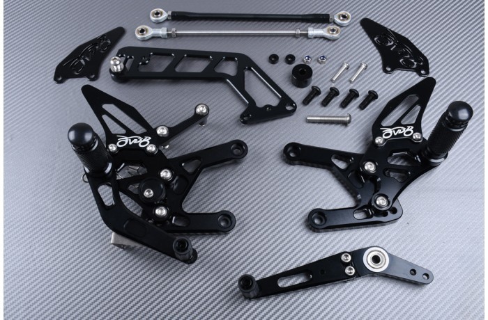 Platines repose pied racing Yamaha MT 10 commandes reculées moto 2016-2025