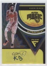 2020-21 Panini Flux Ultraviolet Signatures Khem Birch #UV-KHE Auto 0ui5