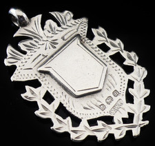 Серебро Large Sterling Silver Pocket Watch