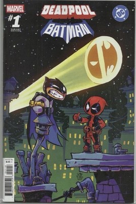 DEADPOOL BATMAN #1 MARVEL COMICS 2025 DANIEL WARREN JOHNSON VARIANT NM