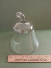 Cloche, Bell Dome Shaped•Curved Stemmed Handle•Clear Glass & Hazel Atlas Plate  — photo 7