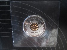 25 cents Gold Plated, Poppy  2004 Canada quarter Silver Remembrance POPPY
